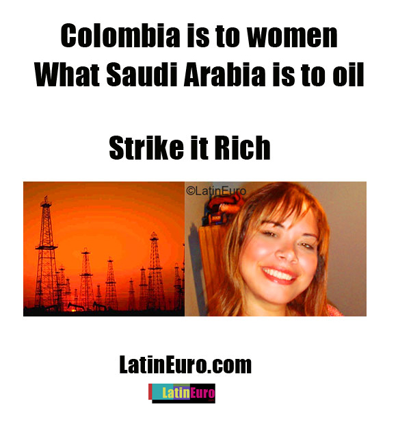 Date this cute Colombia girl Strike it Rich from  CO26650